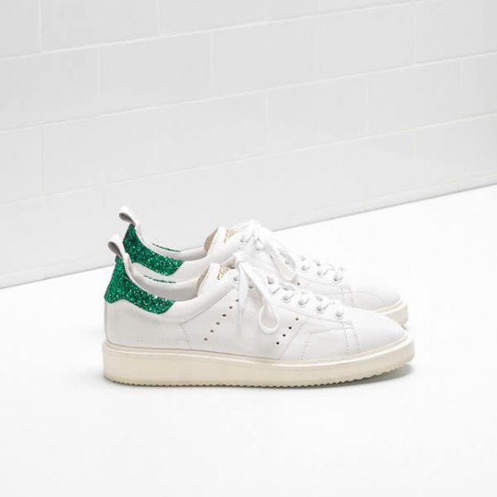 Golden Goose Starter Sneakers G30WS631 leather Contrasting-coloured glitter