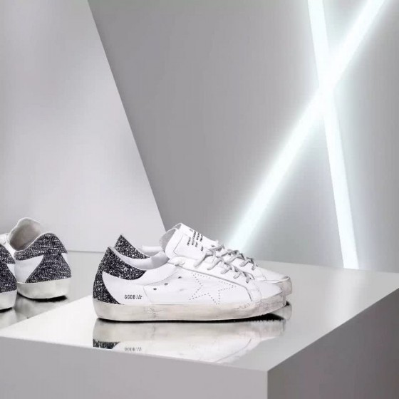 Golden Goose GGDB white shiny dark blue