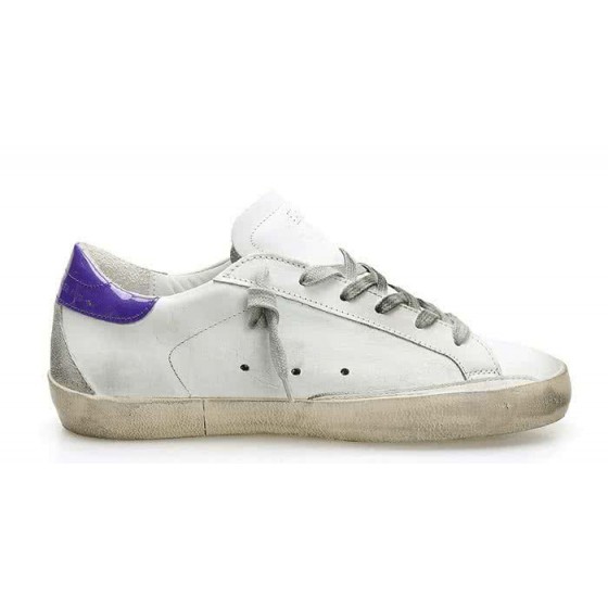 Golden Goose white purple