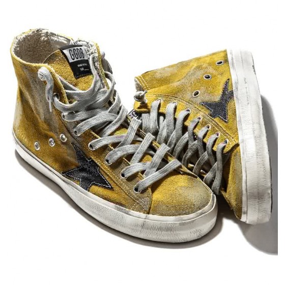 Golden Goose Francy yellow high top