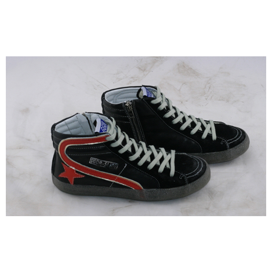 Golden Goose slide -black red