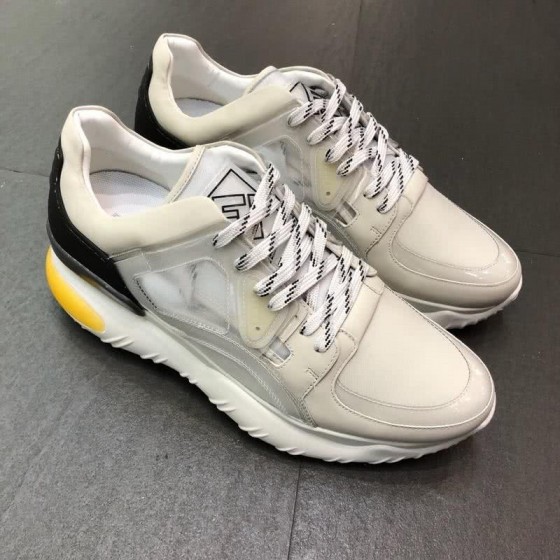 Fendi Sneakers White Grey And Black Men
