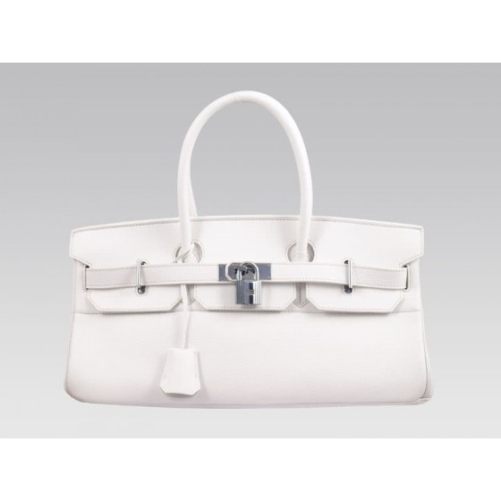 Hermes Birkin Jpg 42cm Clemence White