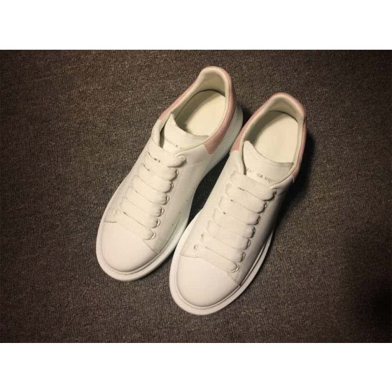 Alexander McQueen White and White shoelace Men And Women
