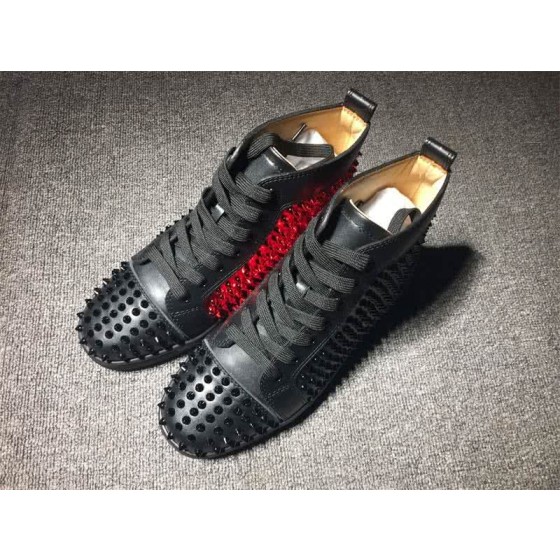 Christian Louboutin Louis Spikes Men/Women Black/Red