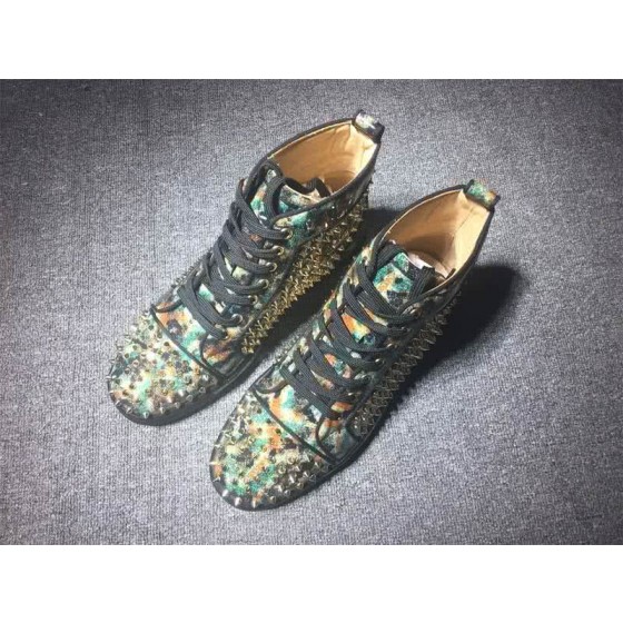Christian Louboutin Louis Spikes Men/Women Green