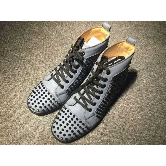 Christian Louboutin Louis Spikes Men/Women Blue/Black
