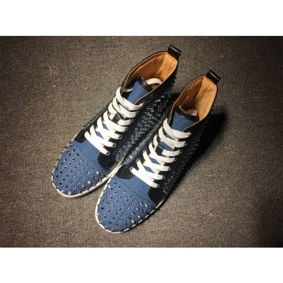 Christian Louboutin Louis Spikes Men/Women Blue