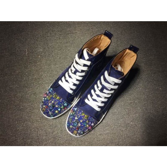 Christian Louboutin Lou Spikes Men/Women Dark Blue