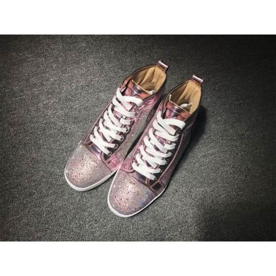 Christian Louboutin Rhinestone Men/Women Pink
