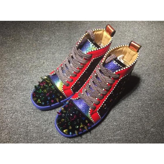 Christian Louboutin No Limits Sneaker Men/Women Purple/Black/Red