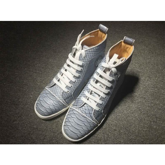 Christian Louboutin Python Sneaker Men/Women Sky Blue