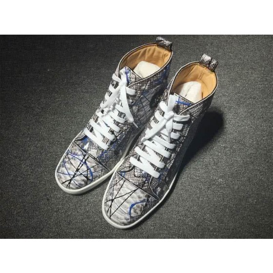 Christian Louboutin Python Sneaker Men/Women Grey/Blue
