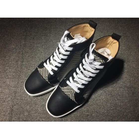 Christian Louboutin Cloth Sneaker Men/Women Black/Yellow
