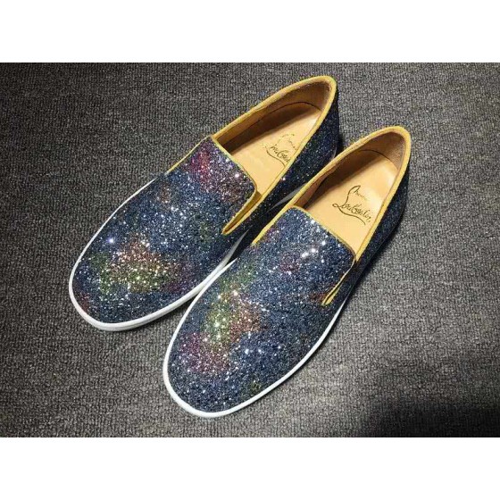 Christian Louboutin Low Top Blue Sequin