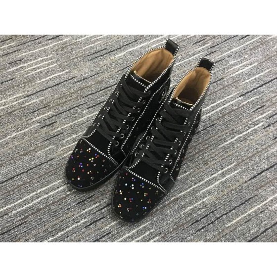 Christian Louboutin Rhinestone Men/Women Black