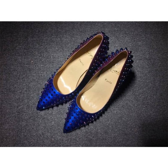 Christian Louboutin High Heels Blue Purple And Rivets