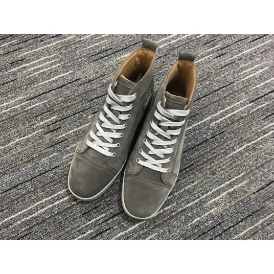 Christian Louboutin High Top Suede Grey