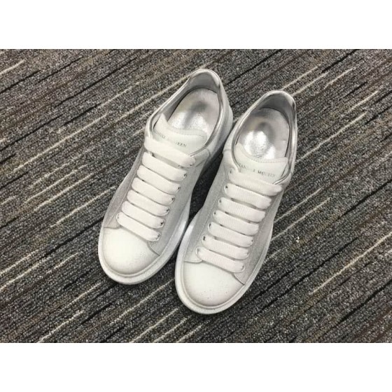Alexander McQueen Silver and White Men And Women