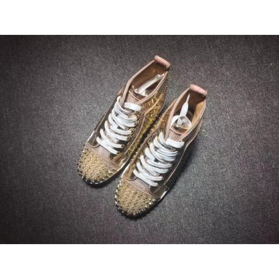 Christian Louboutin Lou Spikes Men/Women Gold