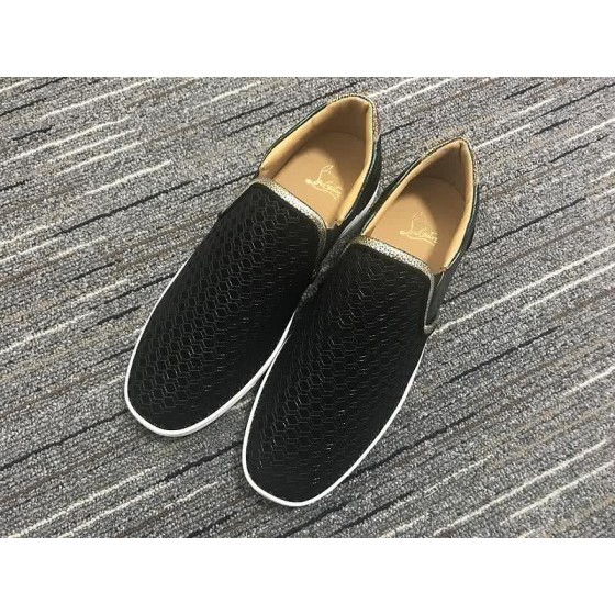 Christian Louboutin Low Top Black And Green