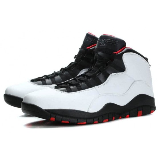 Air Jordan 10 White Black Red Super Size Men