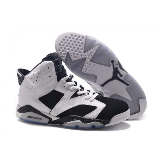 Air Jordan 6 Leather White Black Men