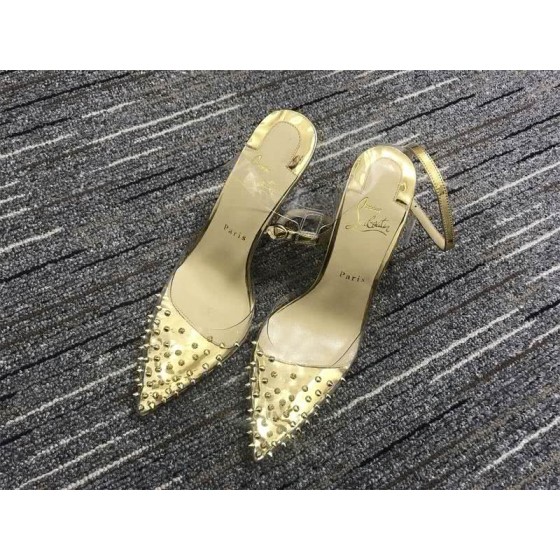 Christian Louboutin Pump High Heels Gold Women