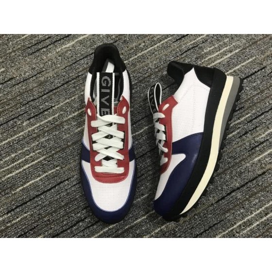 Givenchy Sneakers 3002 White and purple and burgundy  leather Black upper Men