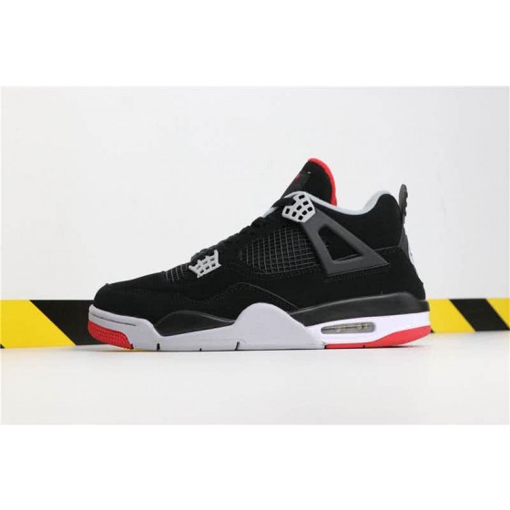 Air Jordan 4 BRED Black And Red Men