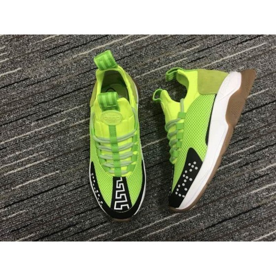 Versace Sneakers Green White Black Coffee Men Women
