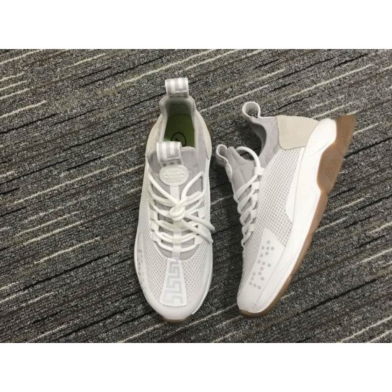 Versace Sneakers Grey White Coffee Men Women