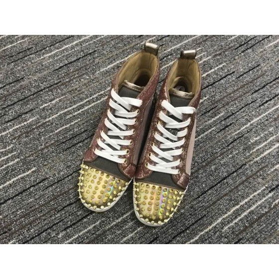 Christian Louboutin Sneaker White Coffee Men Women