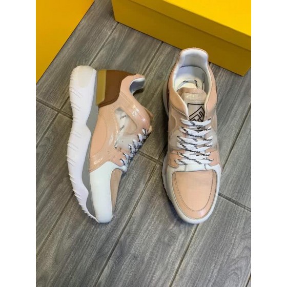 Fendi Sneakers Pink White And Wine Men