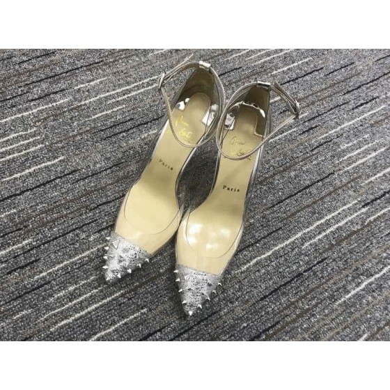 Christian Louboutin Pump High Heels Silver Women