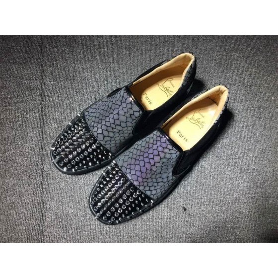 Christian Louboutin Flat Black Loafers Men Women