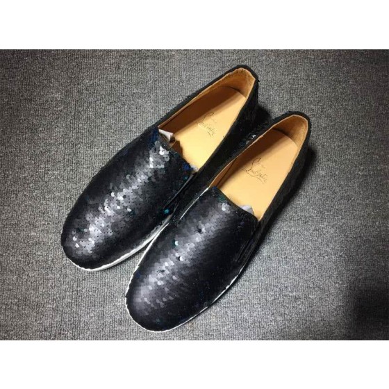Christian Louboutin Flat Black Shoes Men Women