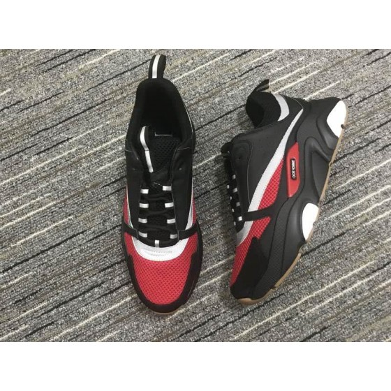 Christian Dior Sneakers 3022  Black Cotton Grid and Upper and Wave Sole Pink Tongue Men