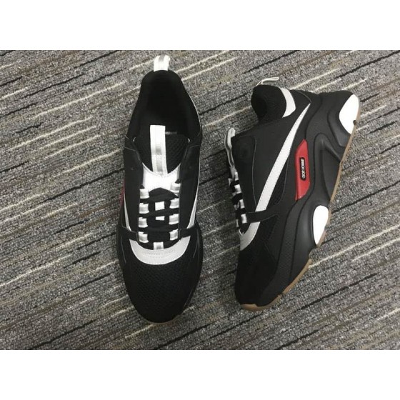 Christian Dior Sneakers 3029 Black and White Cotton Grid Blak Wave Sole  Men