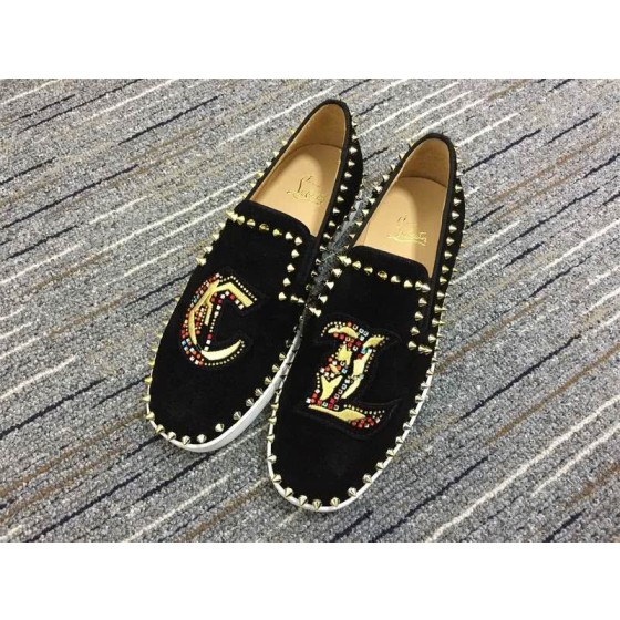 Christian Louboutin Pik Boat Black Sneakers Men Women