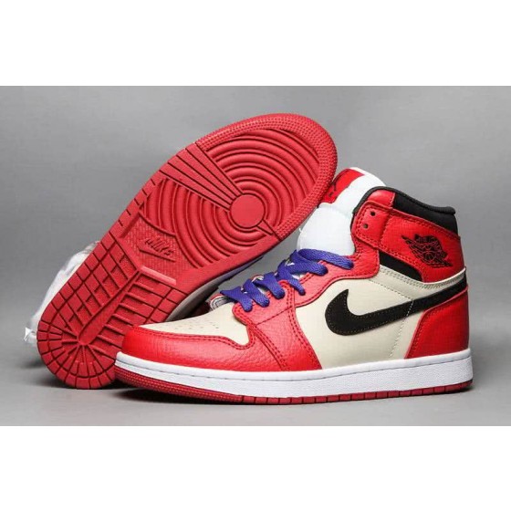 Air Jordan 1 Shoes Red Black And White Men/Women