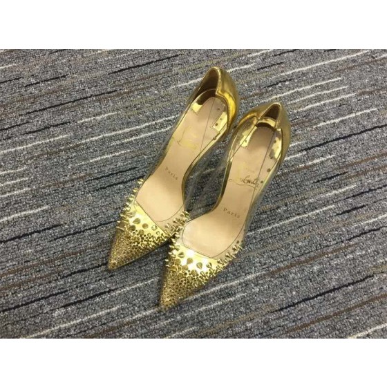 Christian Louboutin Pump High Heels Gold Women
