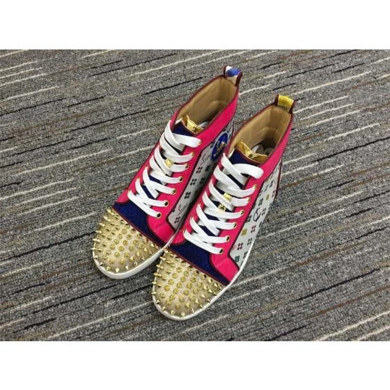 Christian Louboutin Louis Spikes Gold Men Women