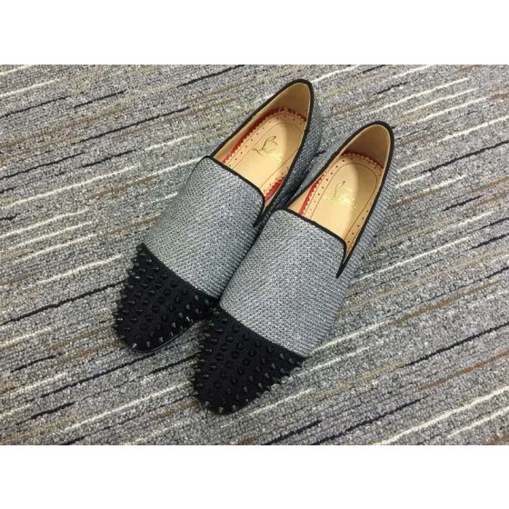 Christian Louboutin Loafer Men Women Black Grey