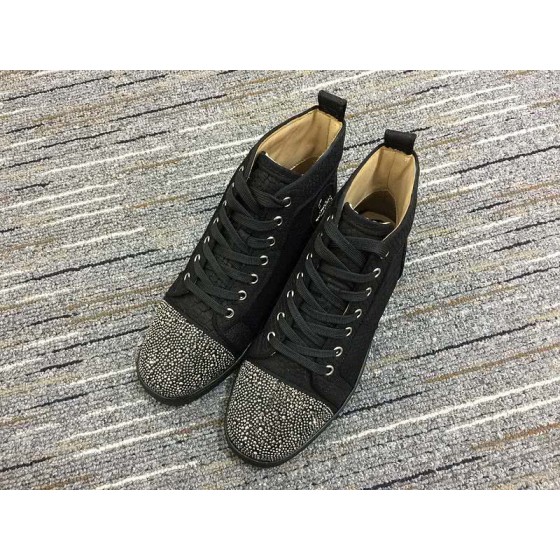 Christian Louboutin Sneaker High Top Black Men Women
