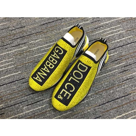 Dolce&Gabbana Sneakers Yellow Black And White Men Women
