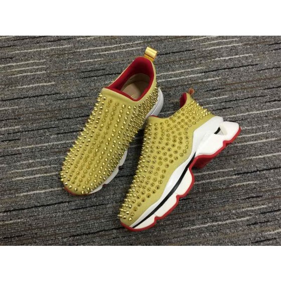 Christian Louboutin Sneakers All Rivets Green Men Women