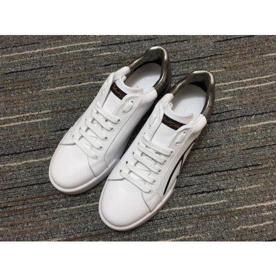 Dolce&Gabbana Portofino Sneakers White Black Men Women