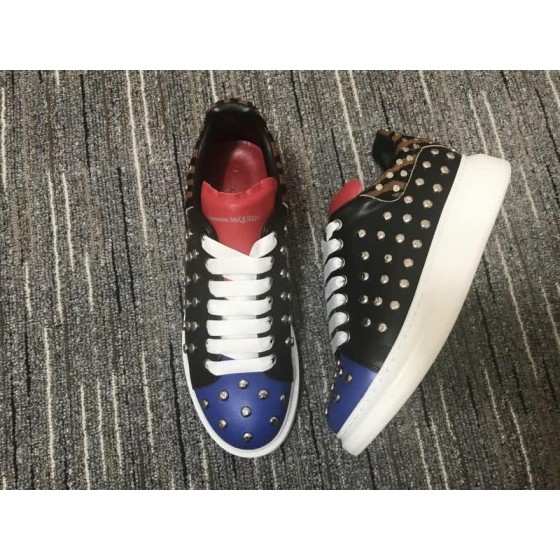 Alexander McQueen Sneakers Black Blue Red White Men Women
