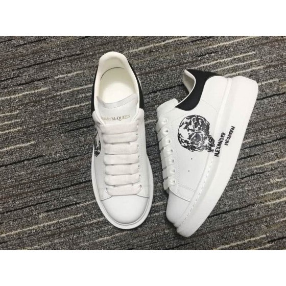 Alexander McQueen Sneakers Skull White Black Men Women